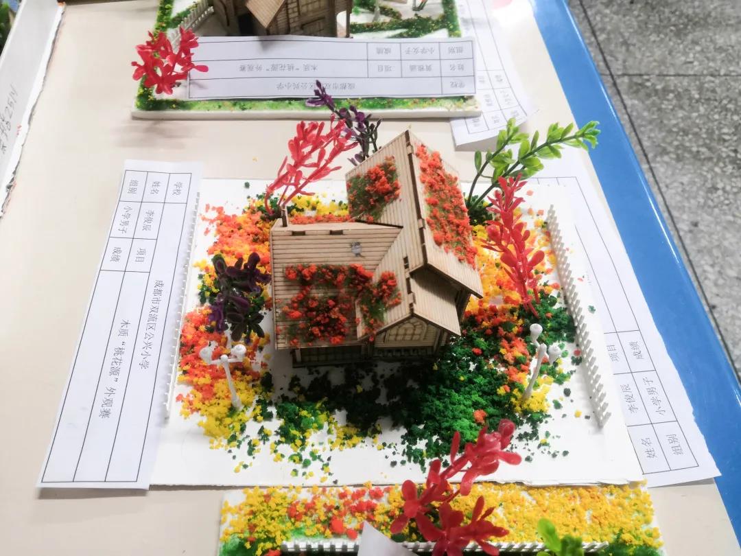 成都市双流区公兴小学综合实践活动课程只建筑模型创业比赛