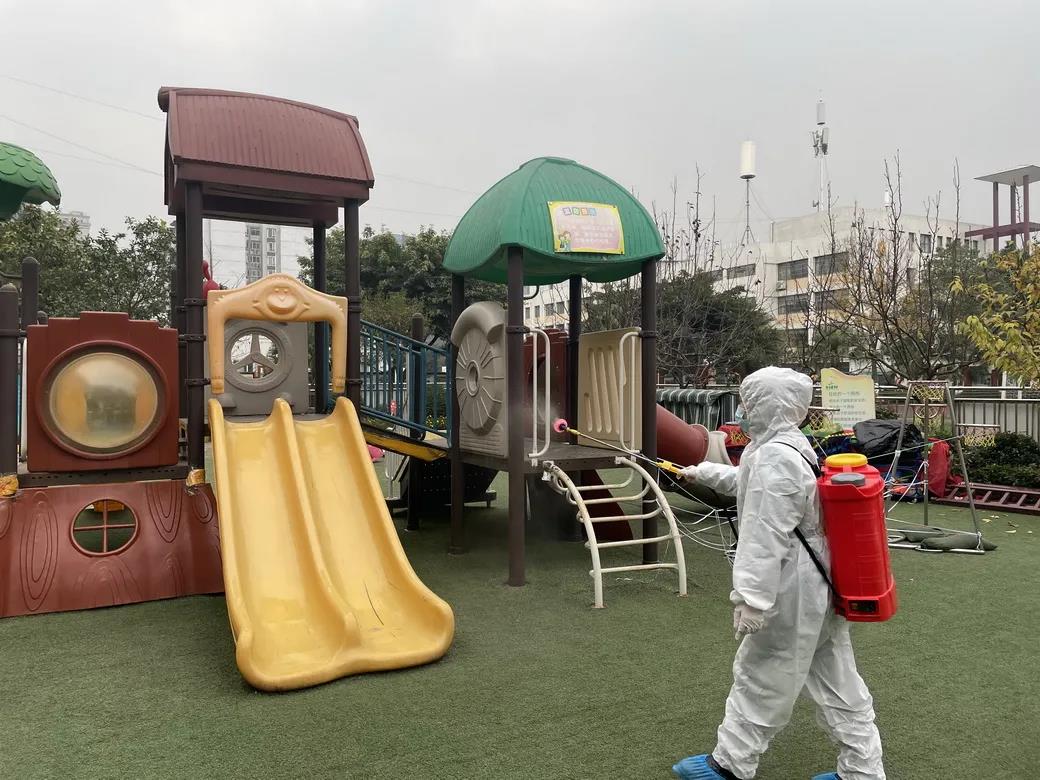 天府新区华阳幼儿园开展“创建国家卫生城市”活动